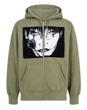 Supreme The Crow Zip Up Hooded Sweatshirt FW21 (FW21SW74) Men Sizes M-L