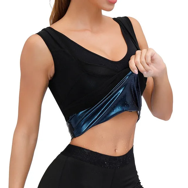 Sweat Sauna Body Shaper Waist Trainer Weight Loss Vest
