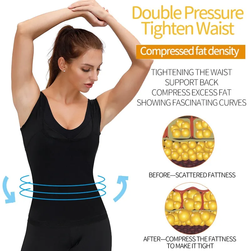Sweat Sauna Body Shaper Waist Trainer Weight Loss Vest