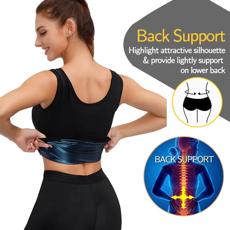 Sweat Sauna Body Shaper Waist Trainer Weight Loss Vest