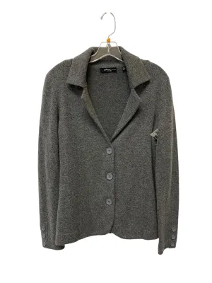 Sweater Cardigan Cashmere By Saks Fifth Avenue In Grey, Size: S