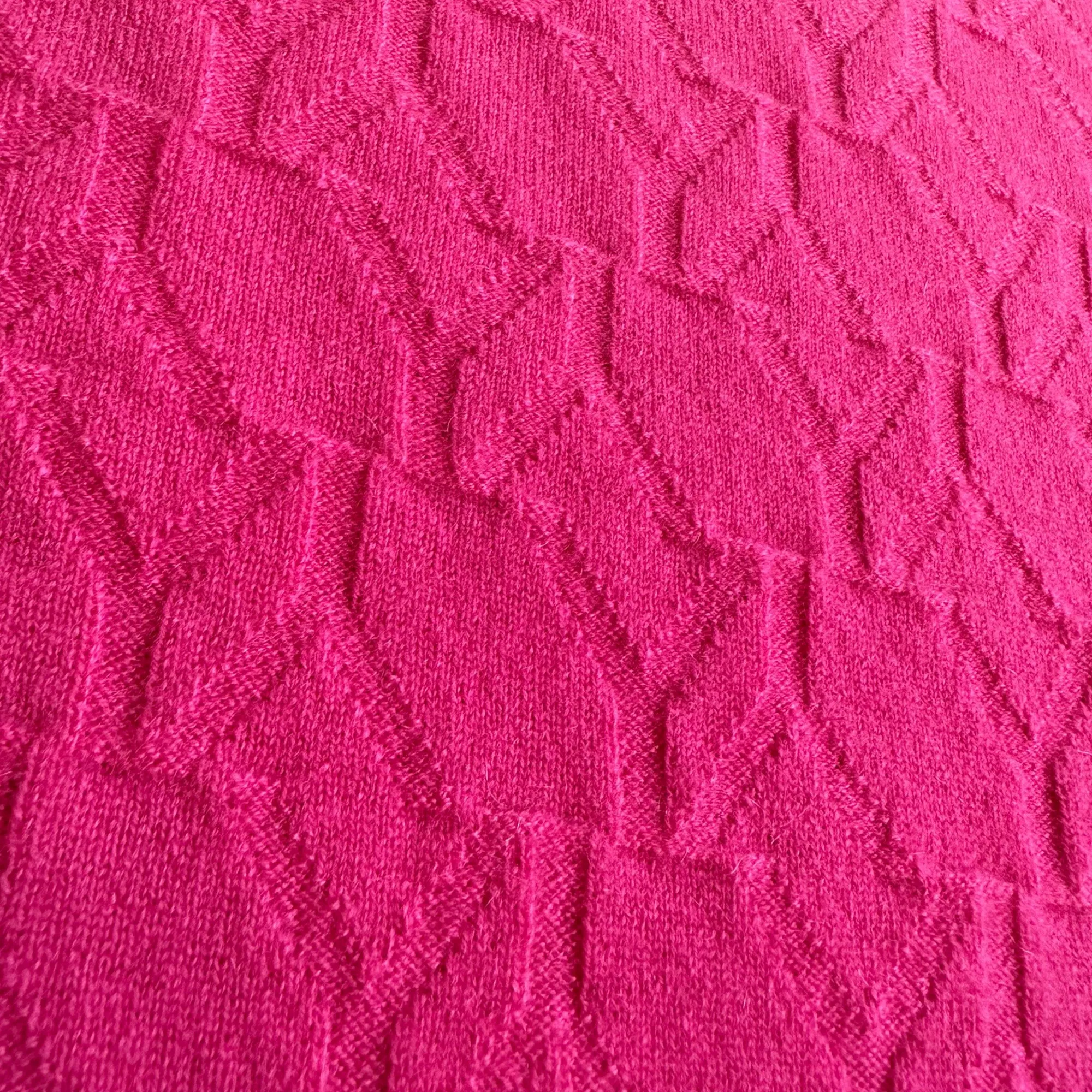 Sweater Cashmere Fuchsia YY Logomania