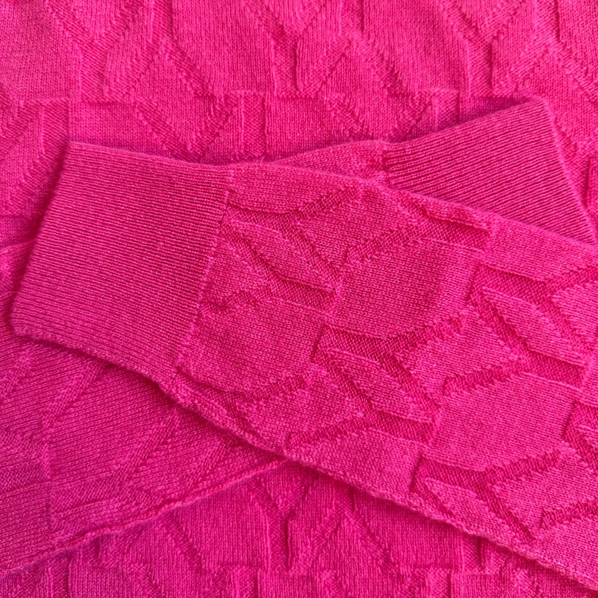 Sweater Cashmere Fuchsia YY Logomania