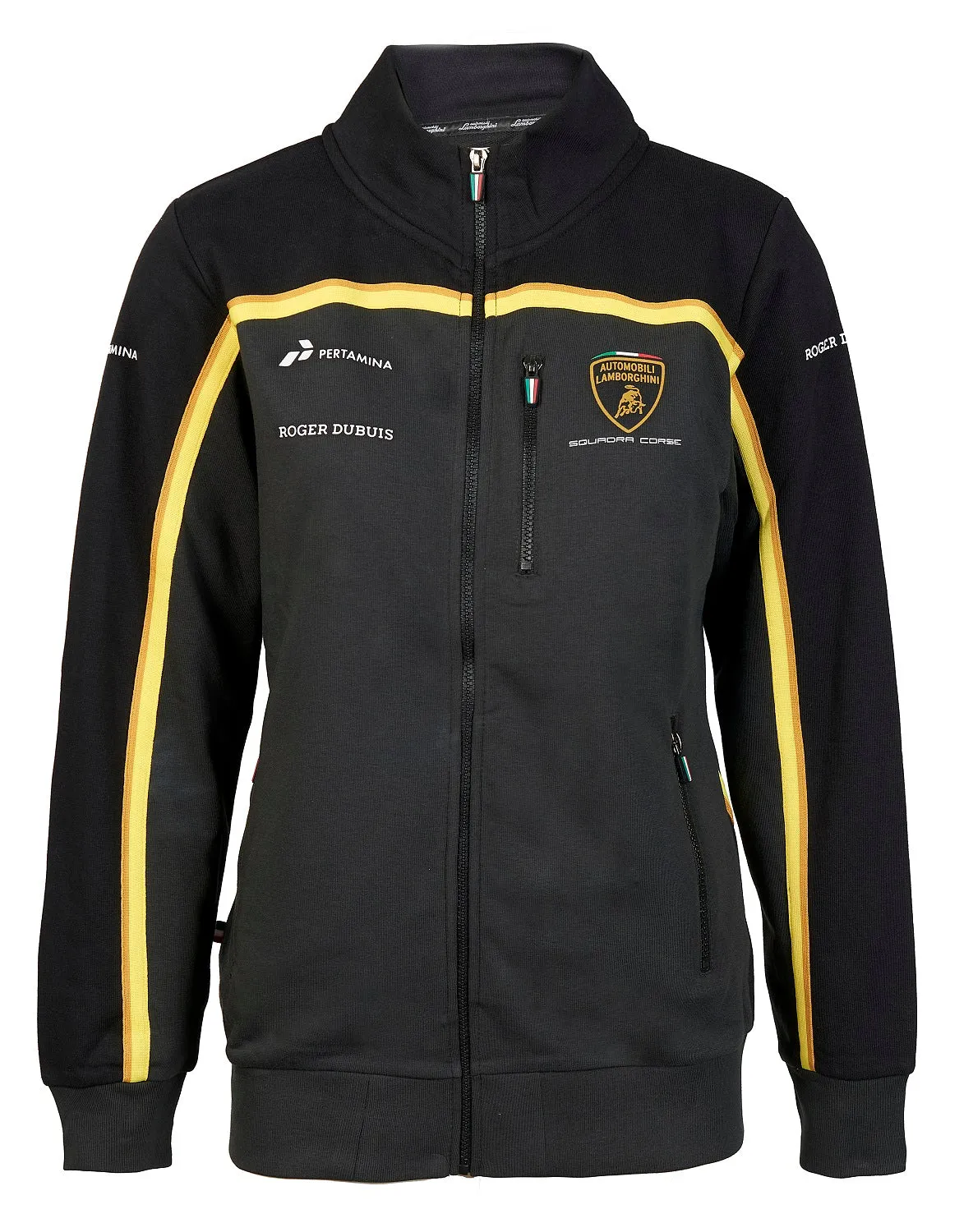 SWEATSHIRT Ladies Automobili Lamborghini Sportscar Women NEW Le Mans Black