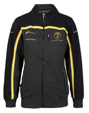 SWEATSHIRT Ladies Automobili Lamborghini Sportscar Women NEW Le Mans Black