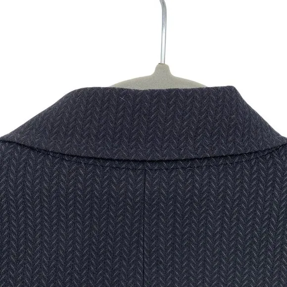 Tahari ASL Chevron Skirt Suit Black Chevron Pattern Women's 16