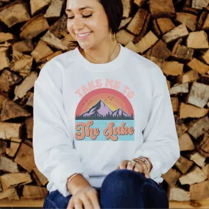TAKE ME TO THE LAKE CREWNECK SWEATSHIRT