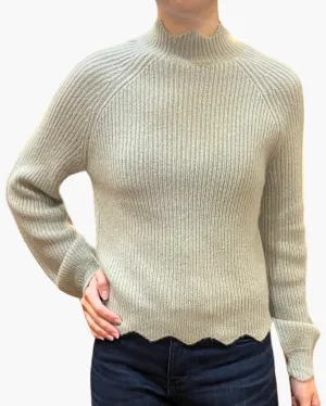 TALIA CROPPED PULLOVER IN WHITE TEA