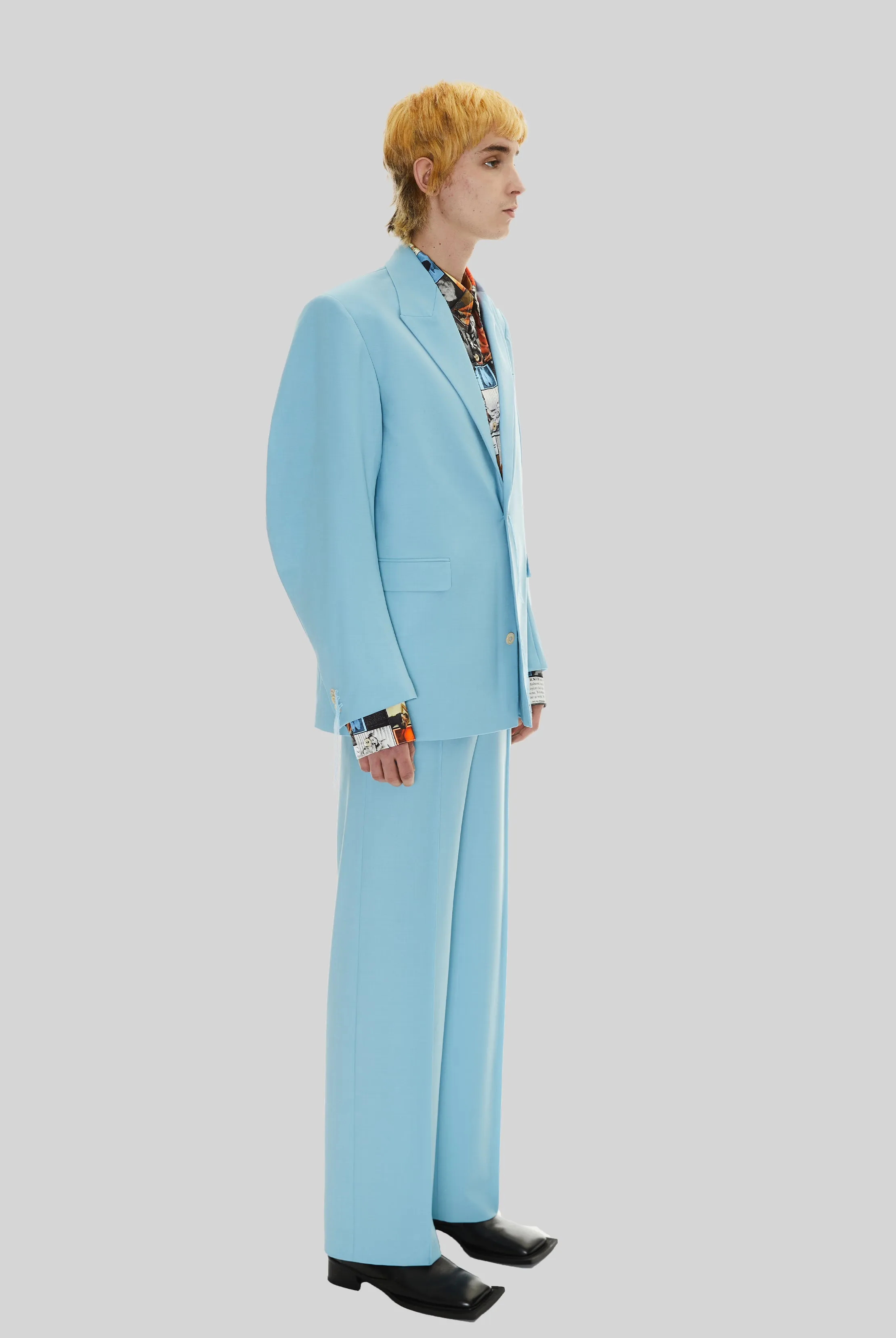 Tempre Suit Jacket in Office Blue