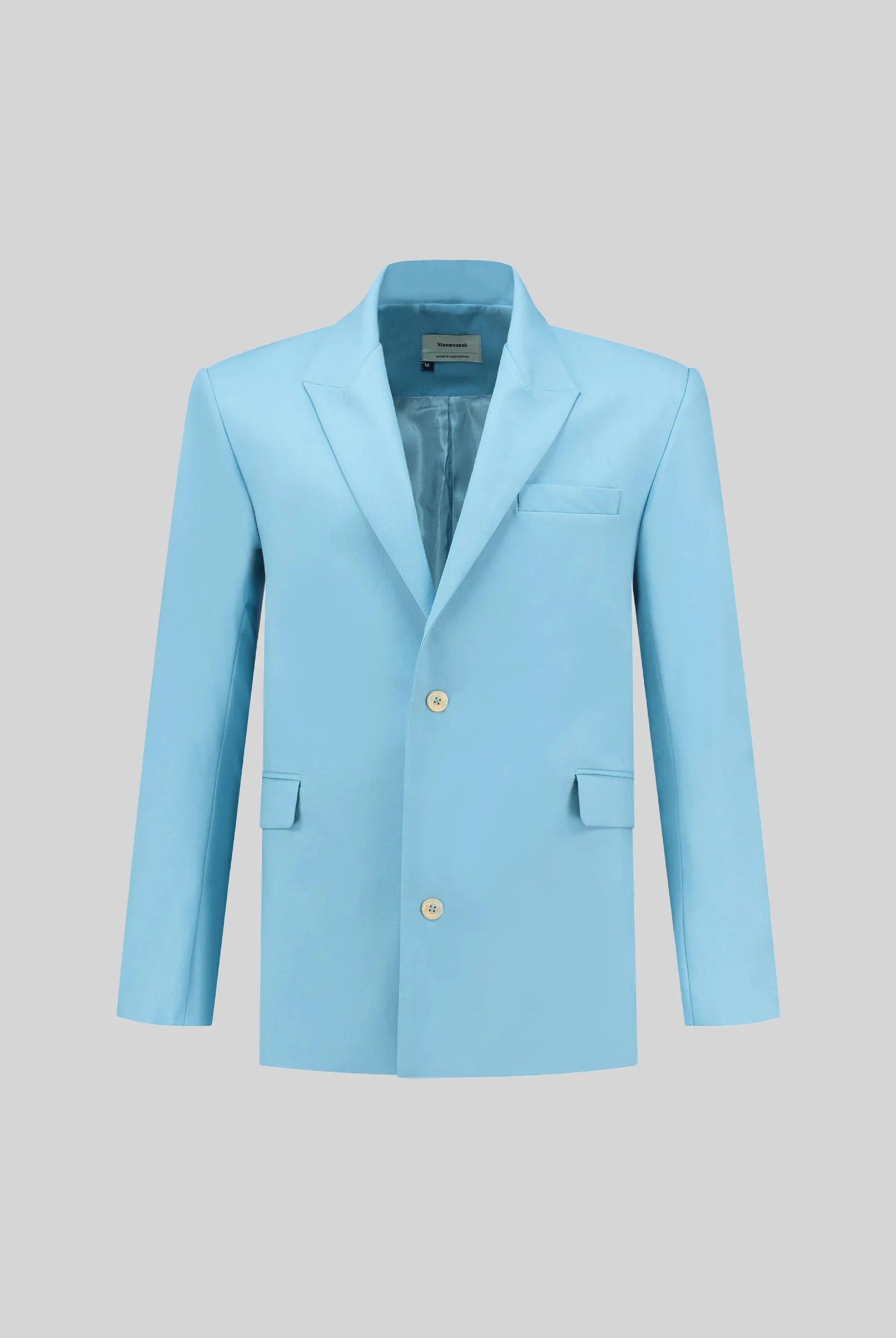 Tempre Suit Jacket in Office Blue