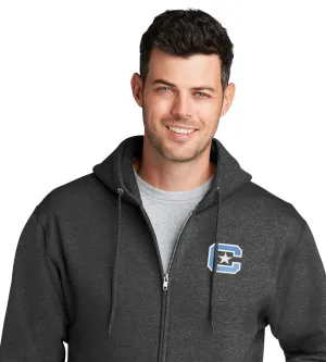 The Citadel Block C Core Fleece Full-Zip Hooded Sweatshirt