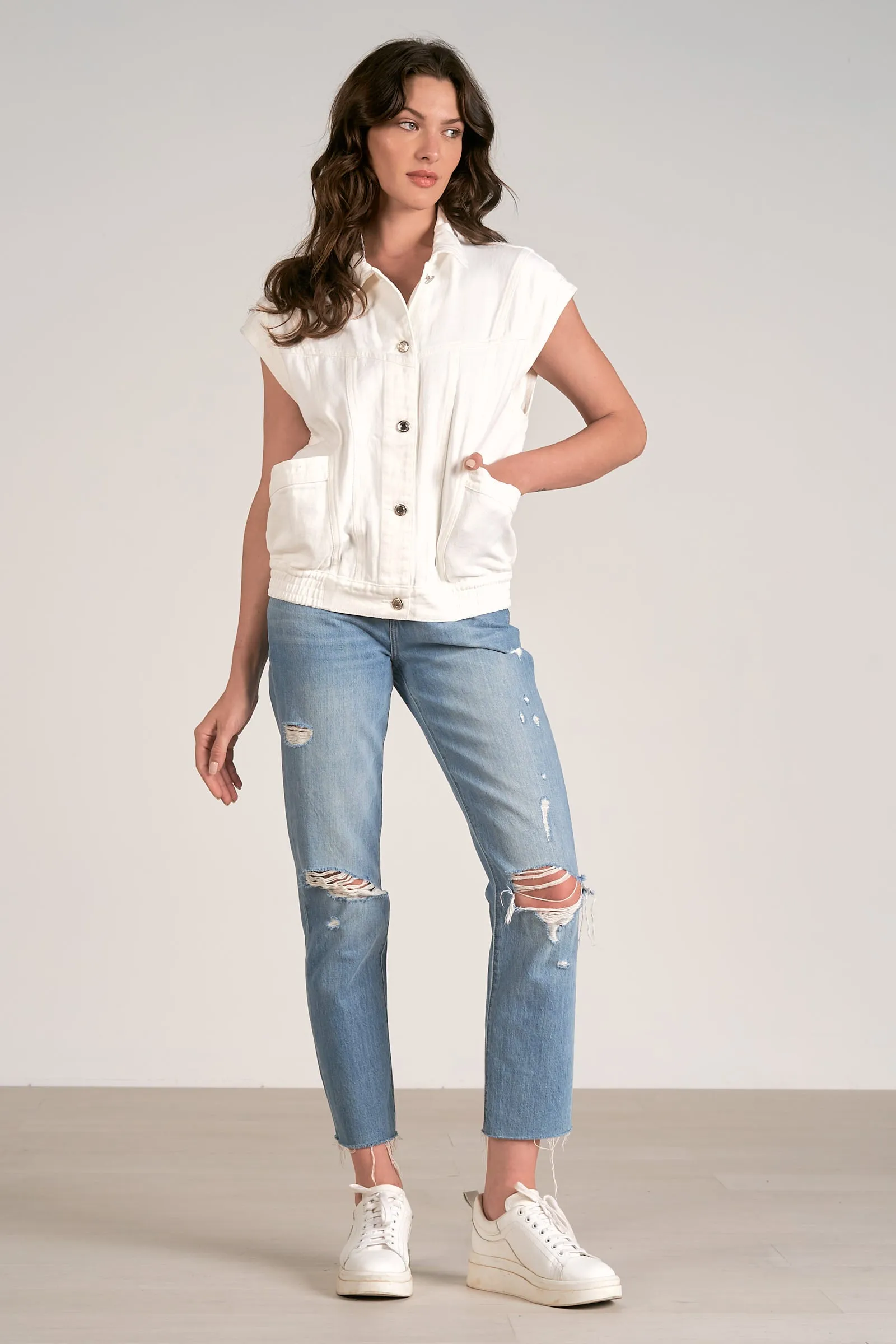 The Kiera Denim Vest