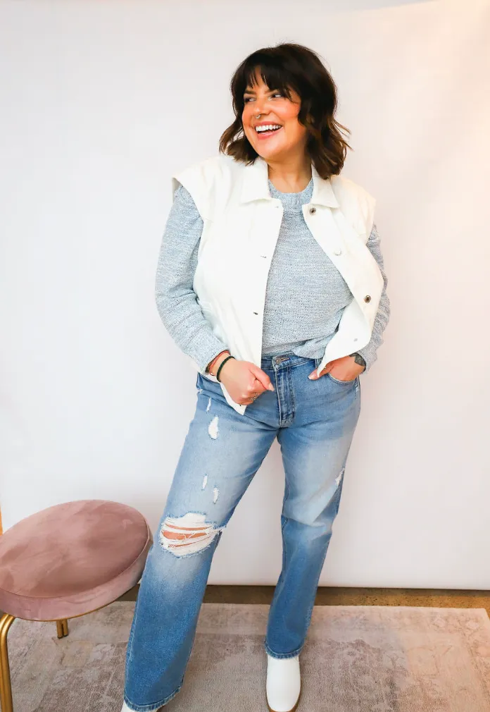 The Kiera Denim Vest