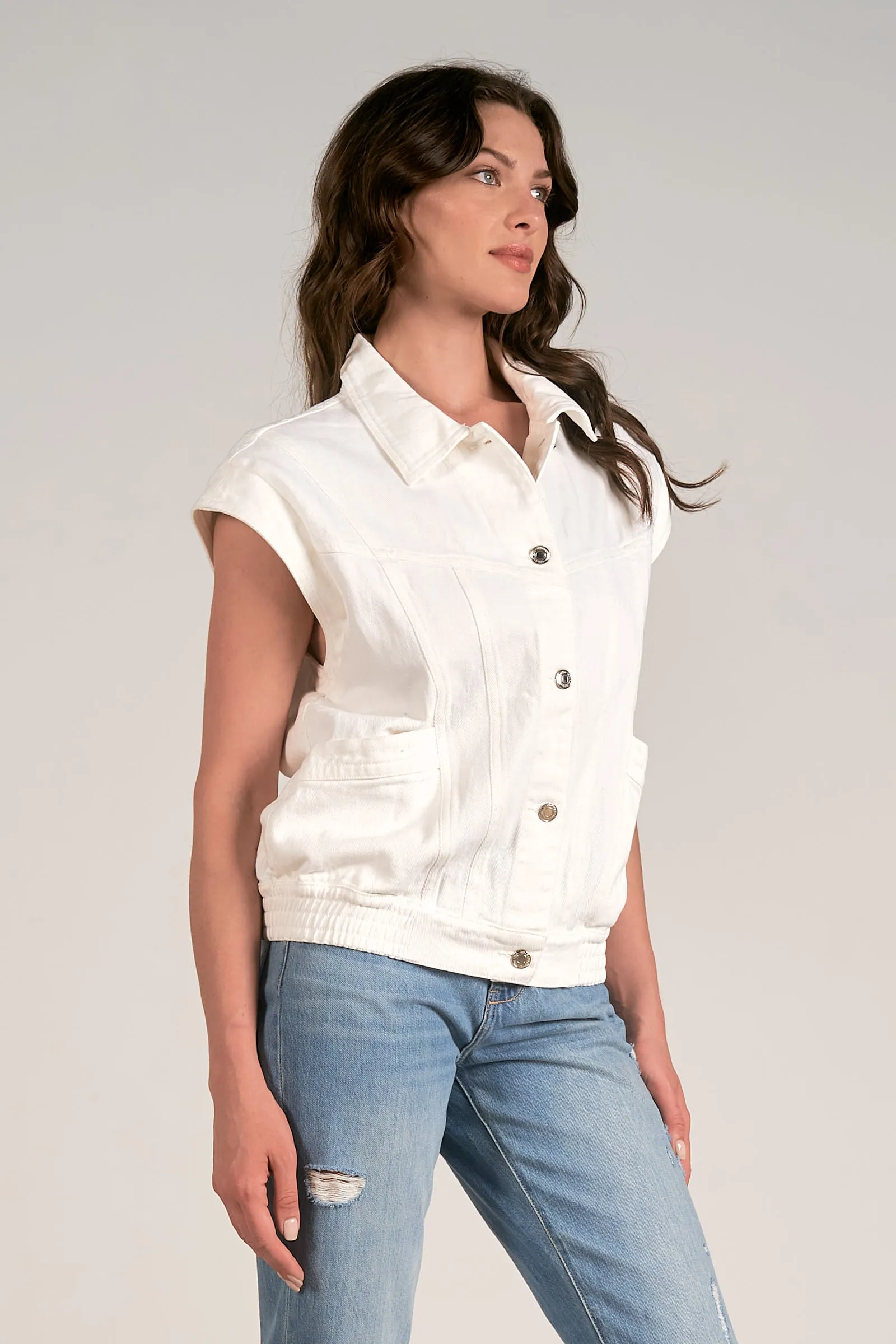 The Kiera Denim Vest