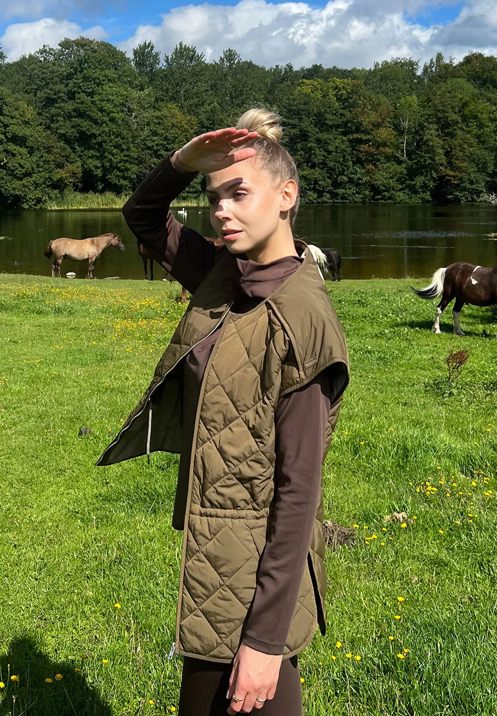 Thermo Gilet Le Mans - deep olive