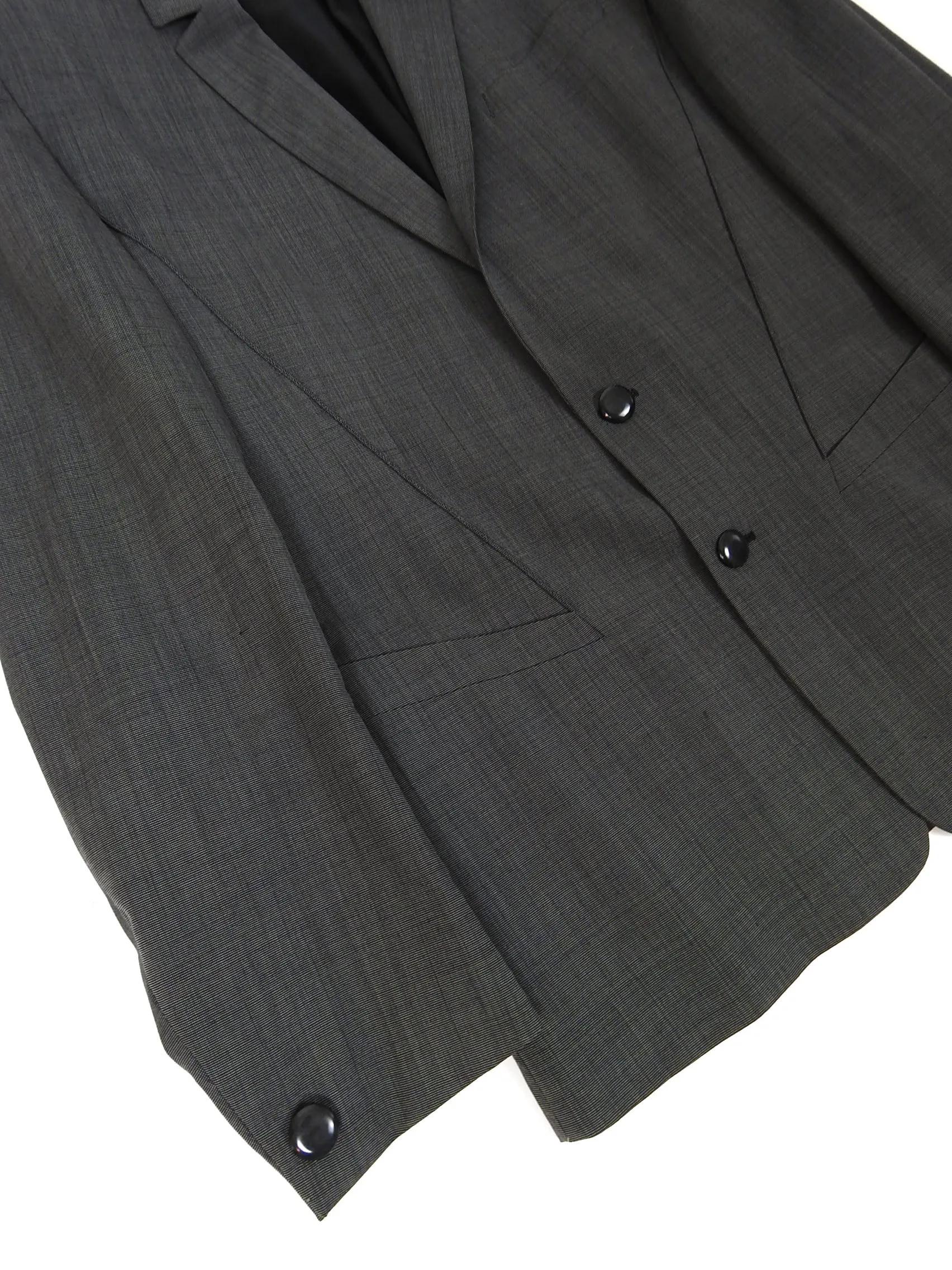 Thierry Mugler Vintage 2 Piece Wool Suit Size 50