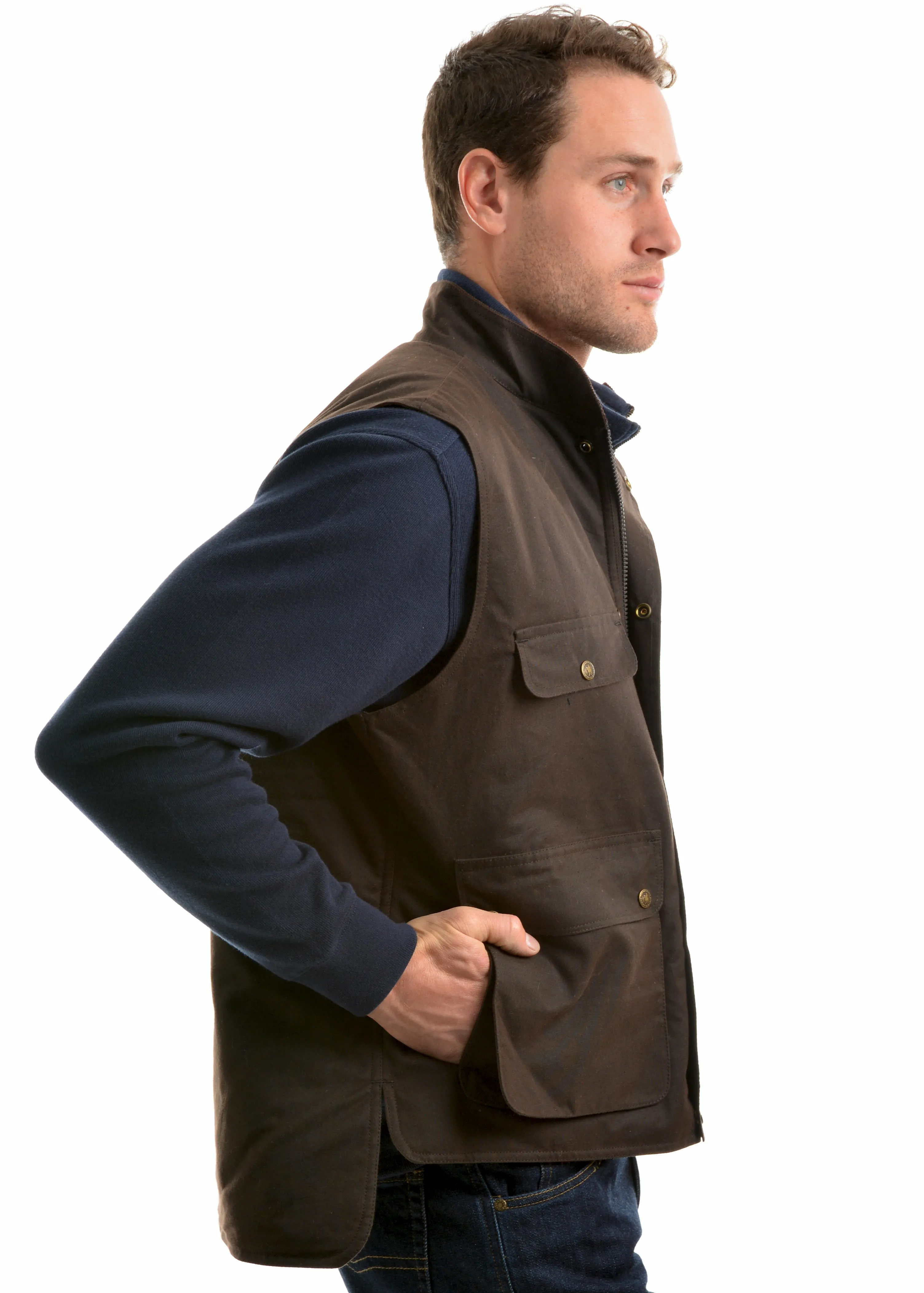 Thomas Cook Mens High Country Professional Oilskin Vest