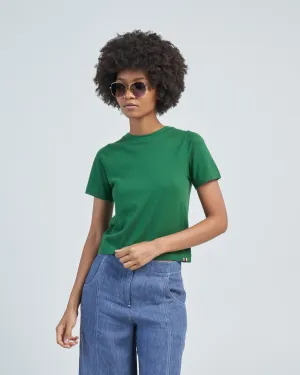 tina cotton cashmere cropped tee