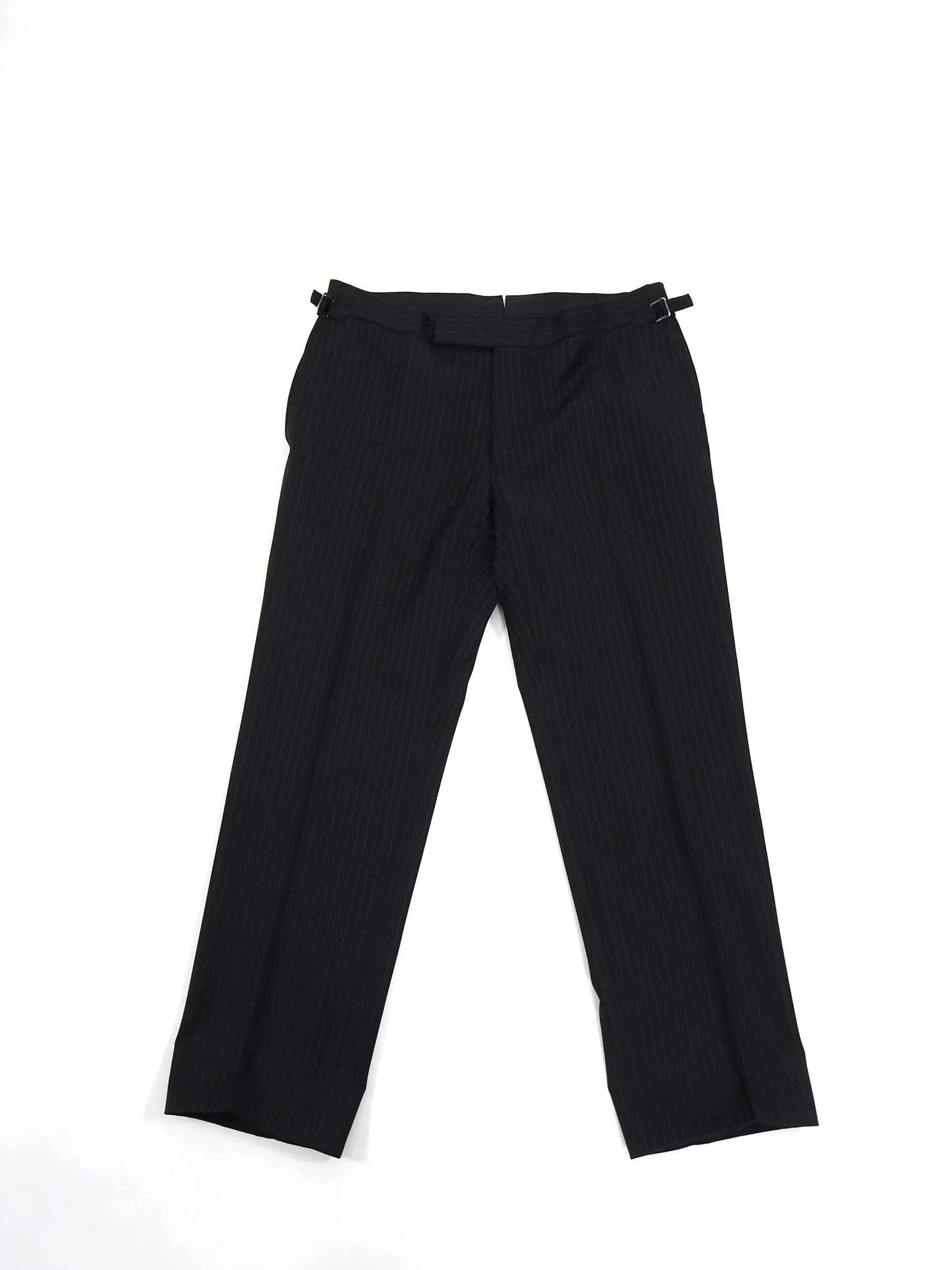 Tom Ford Black Pinstripe Three Piece Suit - 42