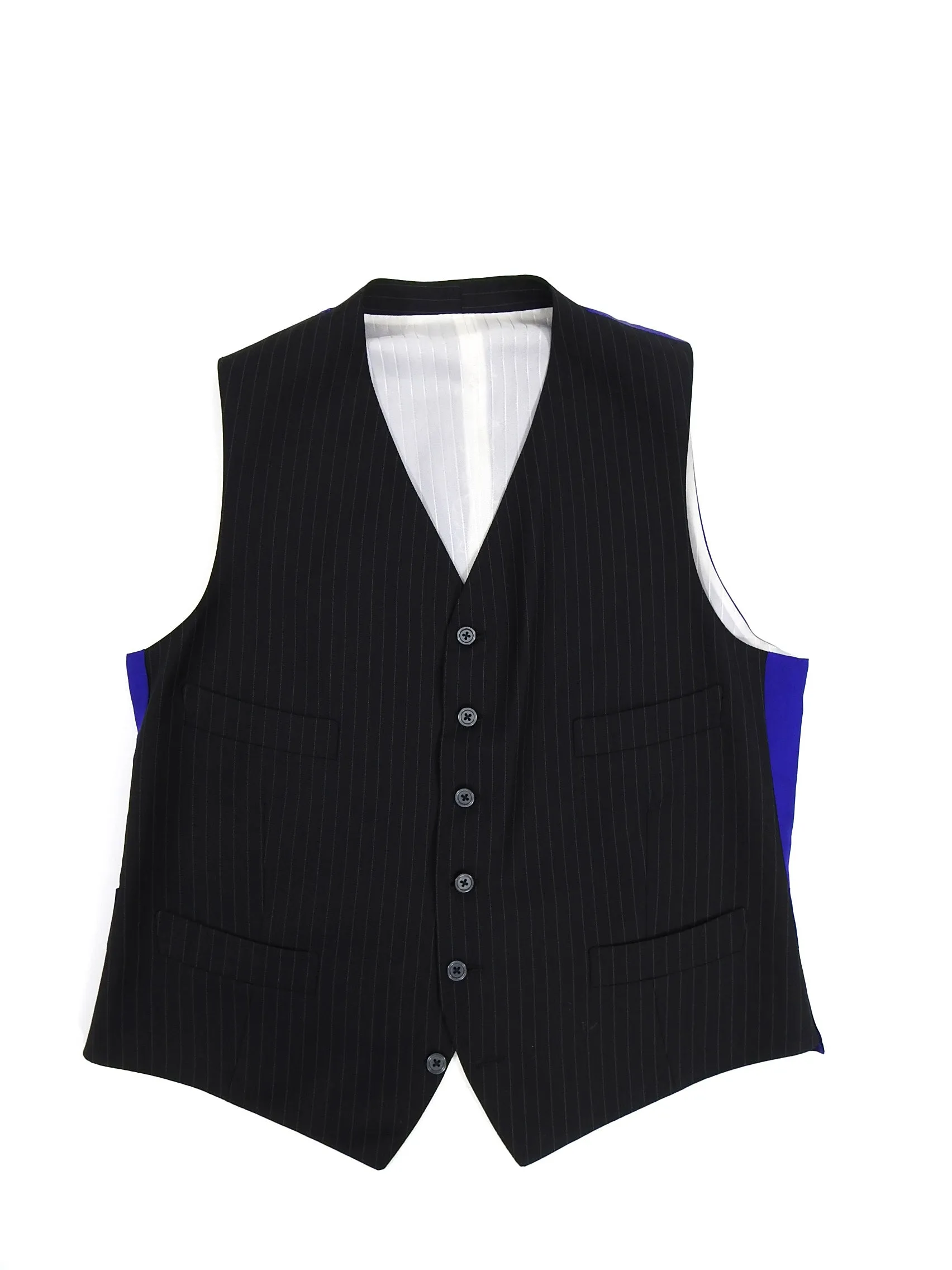 Tom Ford Black Pinstripe Three Piece Suit - 42