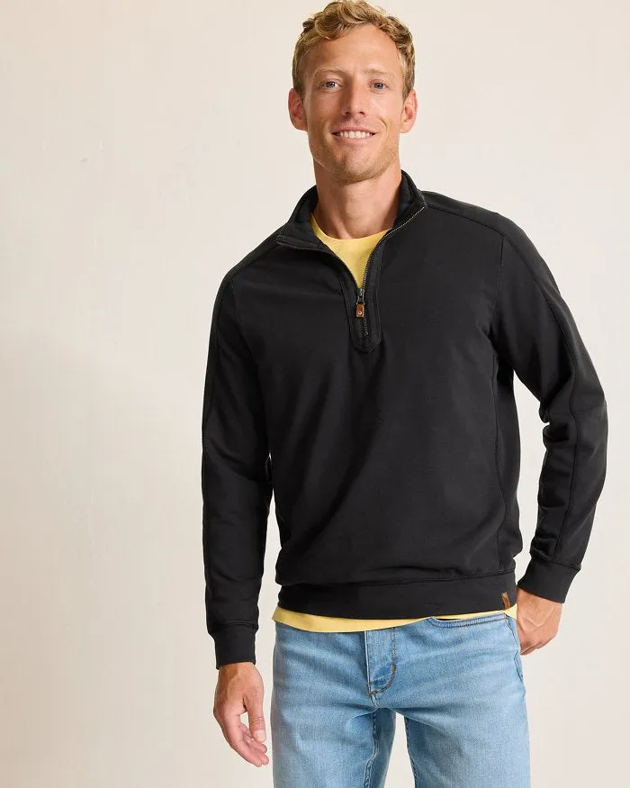 TOMMY BAHAMA- MEN’S BEN AND TERRY HALF ZIP SWEATSHIRT