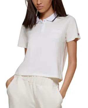Tommy Hilfiger Sport Women's Cropped Polo Shirt TP2T0489