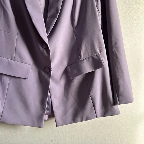 Torrid Studio Sz 2X Purple Lavender Elegant Blazer