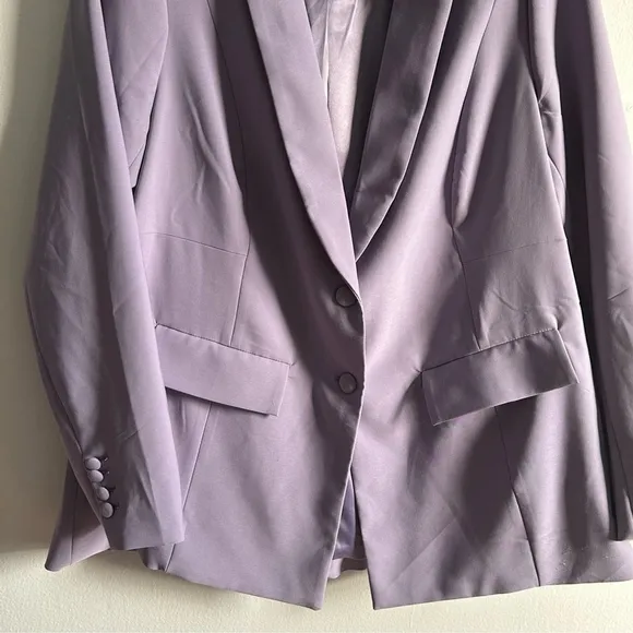 Torrid Studio Sz 2X Purple Lavender Elegant Blazer