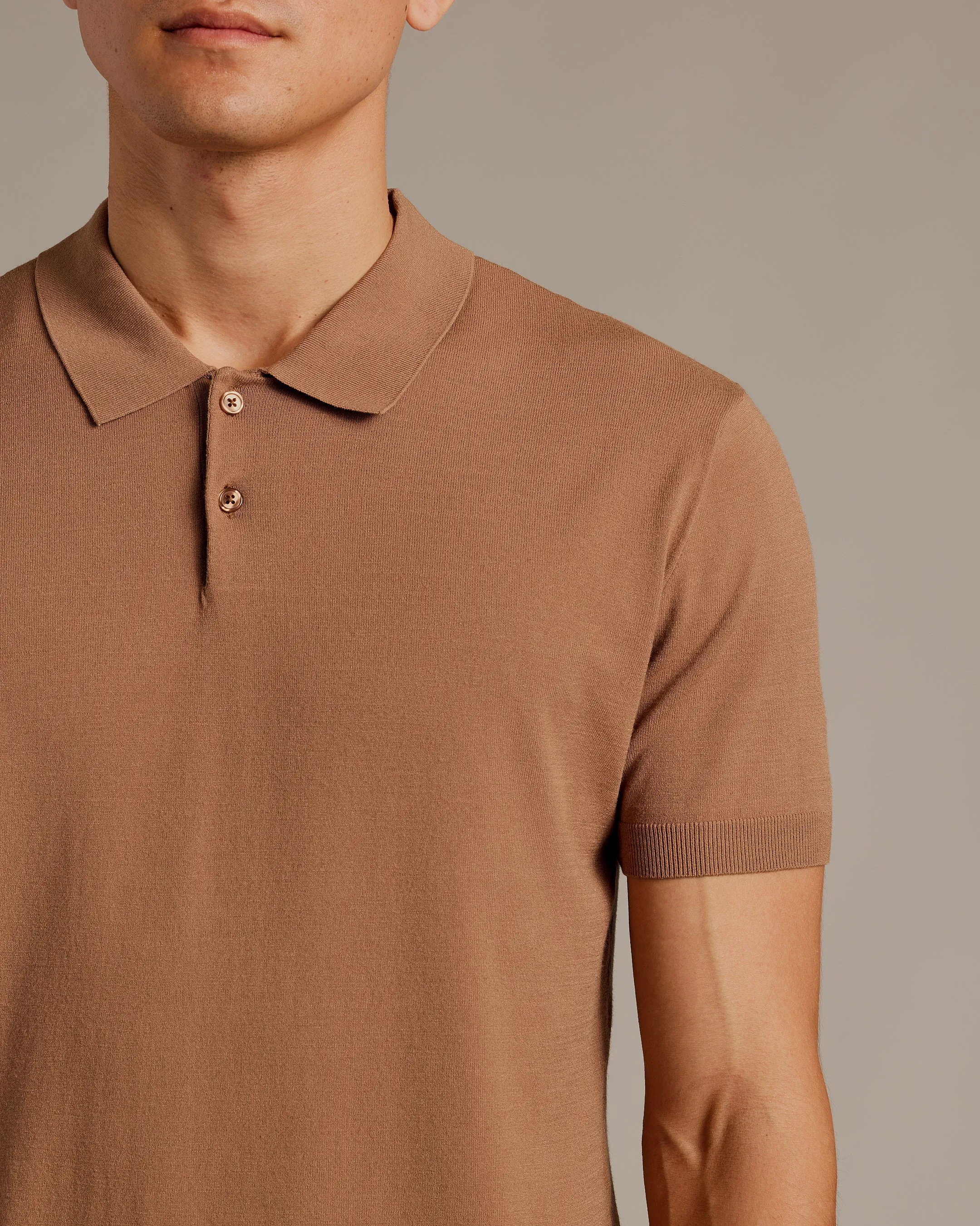 Truffle Short Sleeve Sweater Polo 2.0