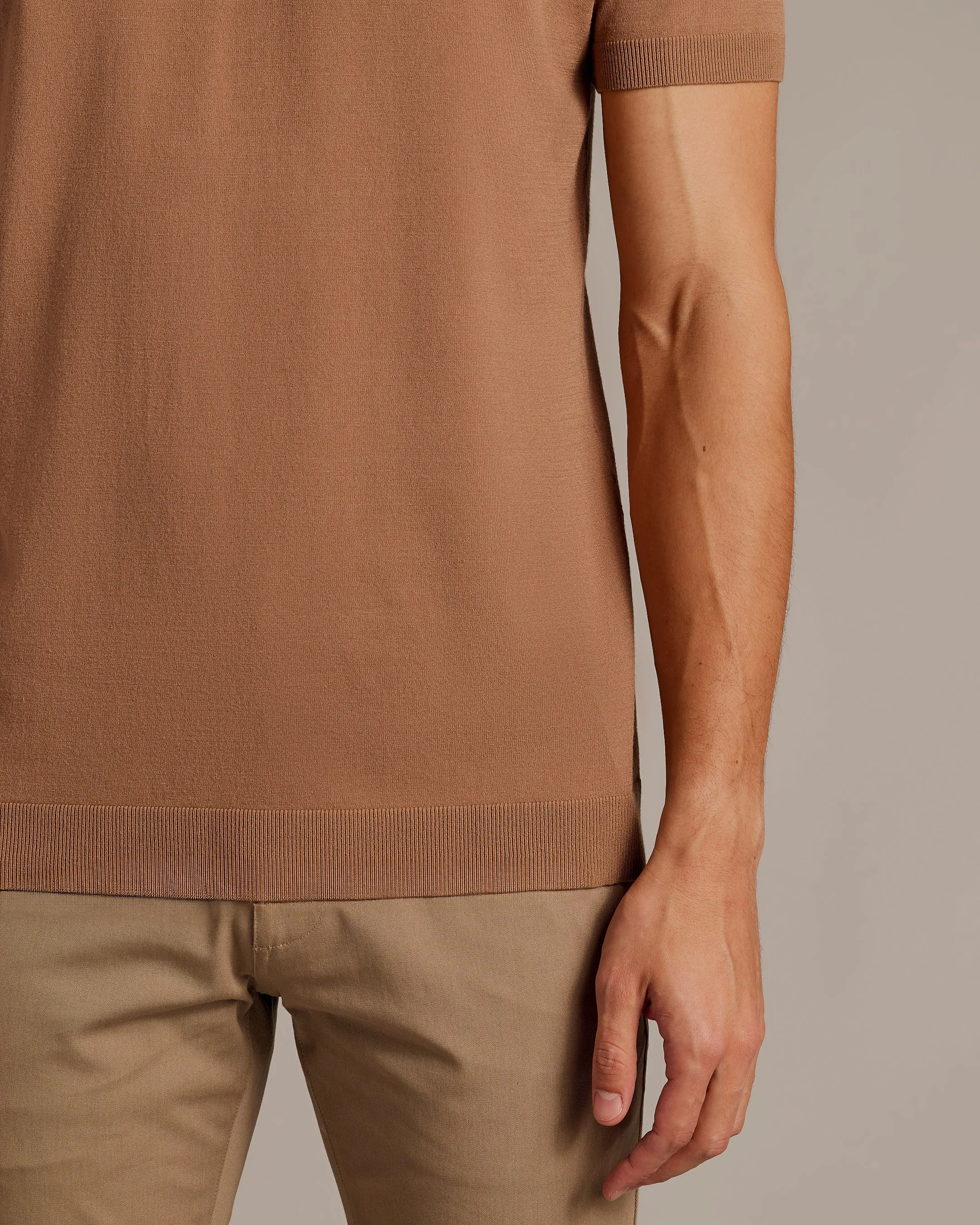 Truffle Short Sleeve Sweater Polo 2.0