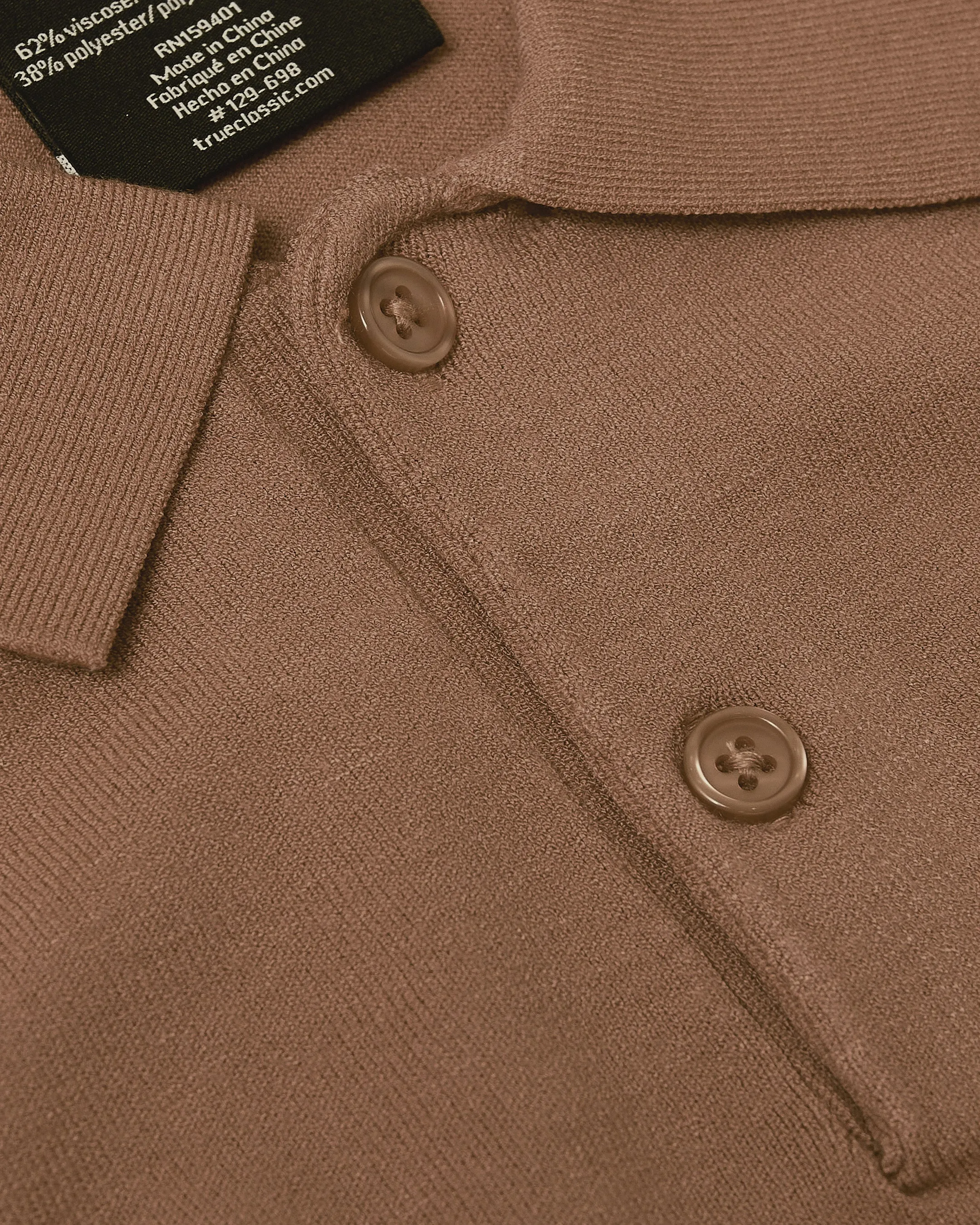 Truffle Short Sleeve Sweater Polo 2.0