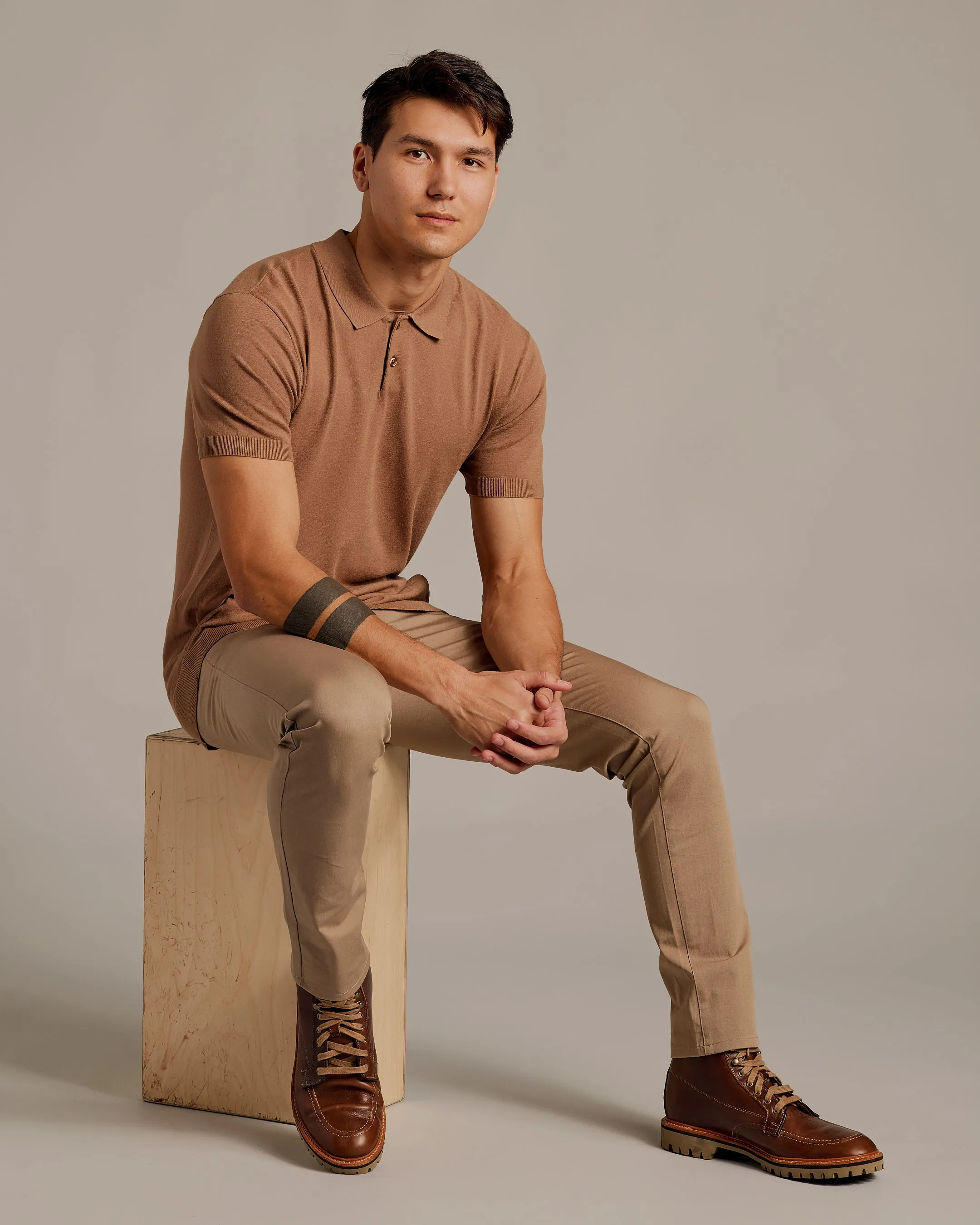 Truffle Short Sleeve Sweater Polo 2.0