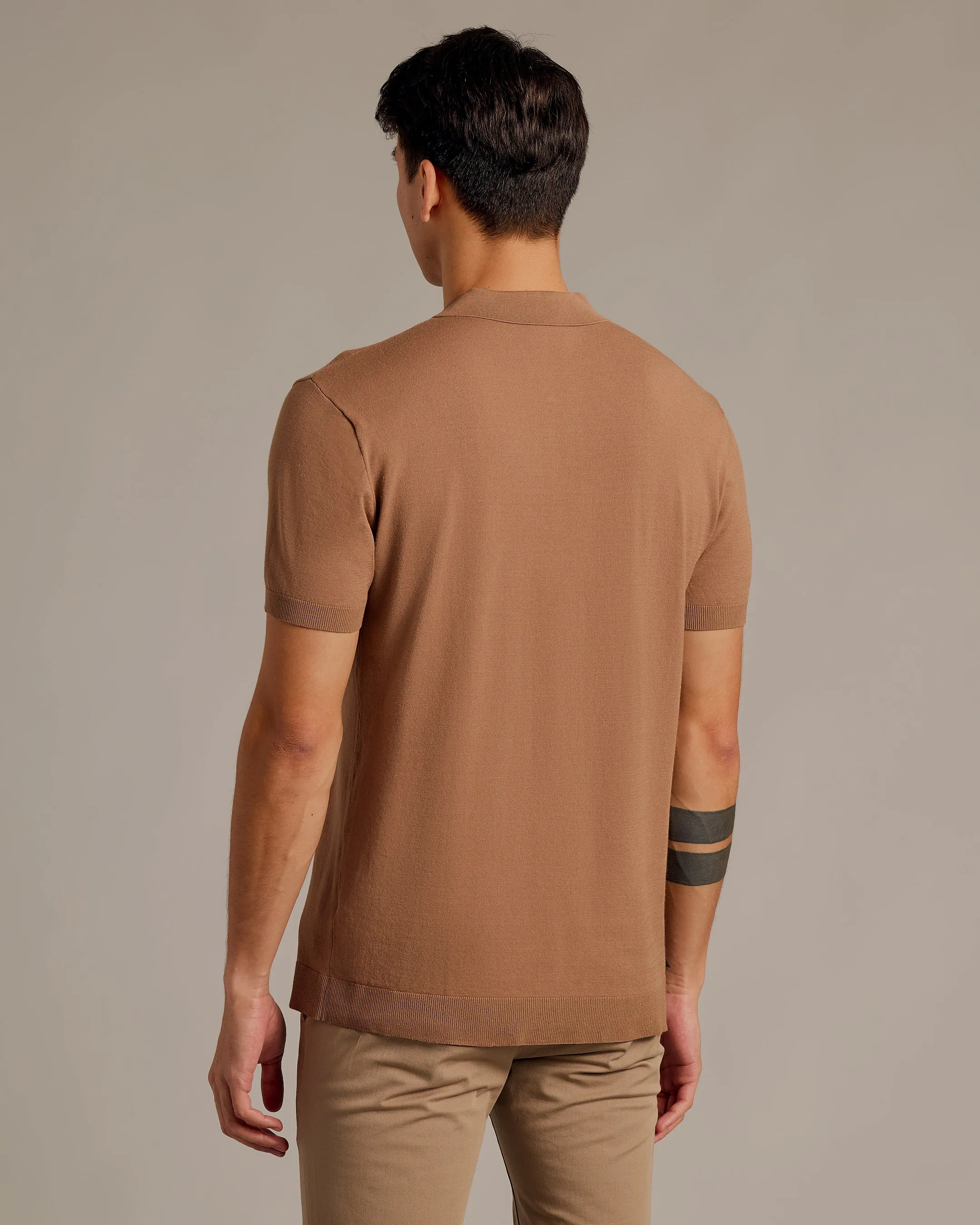 Truffle Short Sleeve Sweater Polo 2.0
