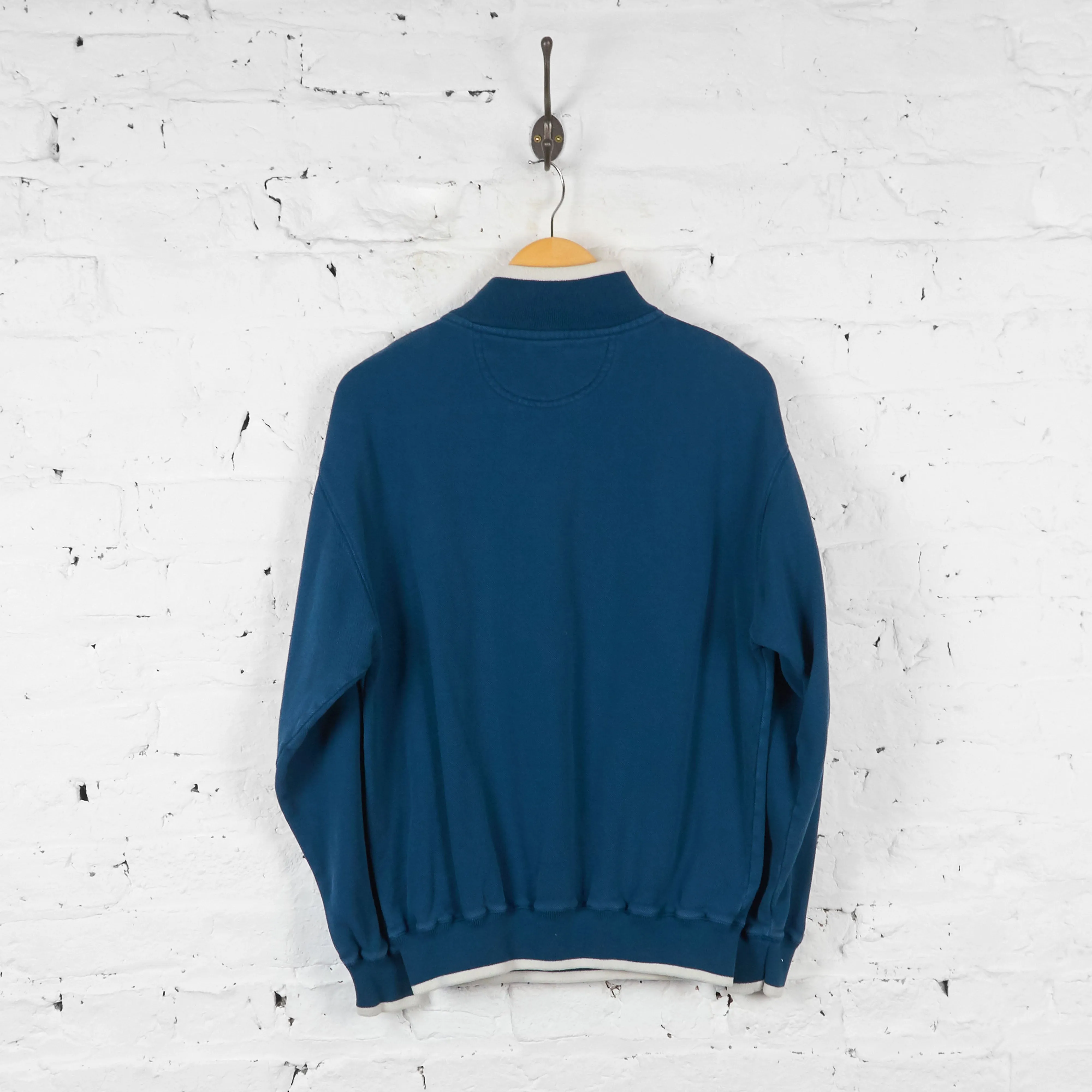 Tweety Pie Warner Bros 1/4 Zip Sweatshirt - Blue - S