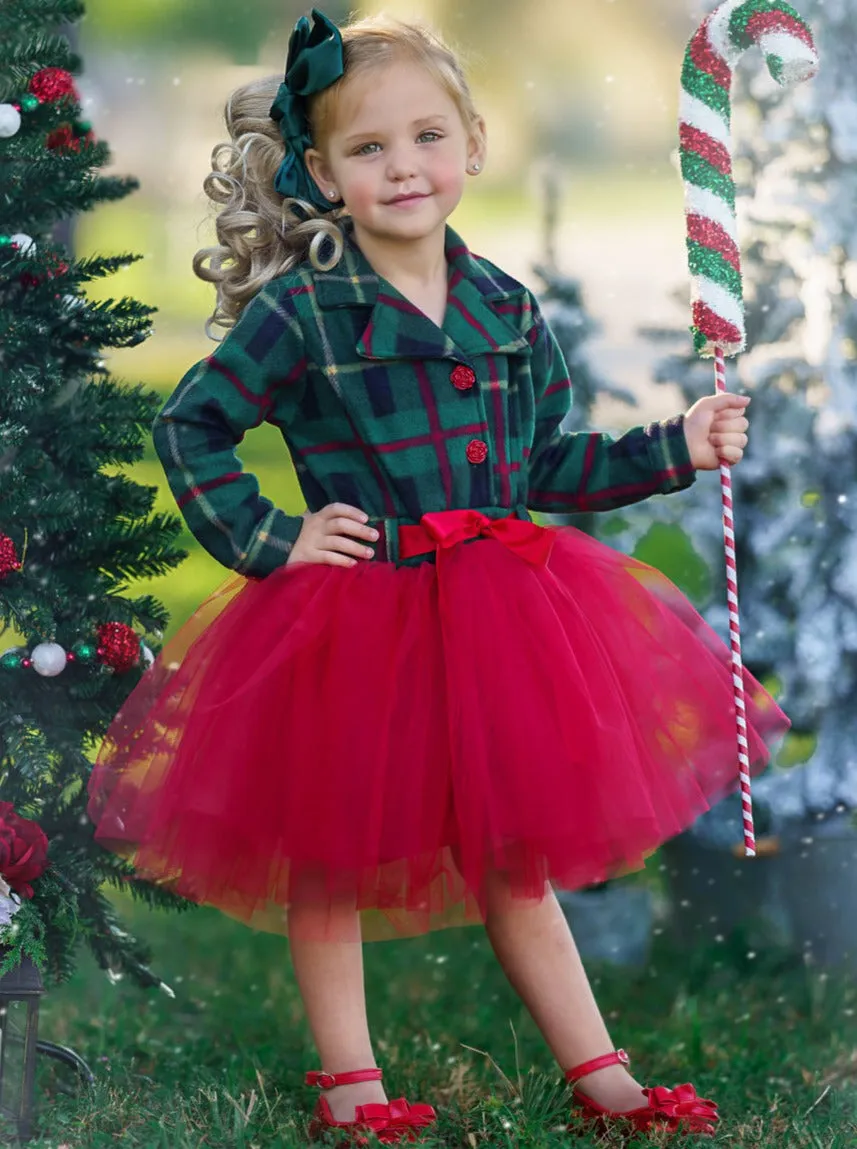 Under The Mistletoe Blazer Tutu Dress