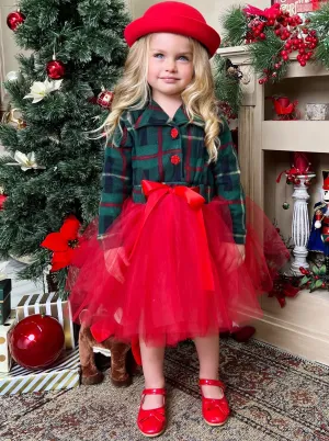 Under The Mistletoe Blazer Tutu Dress