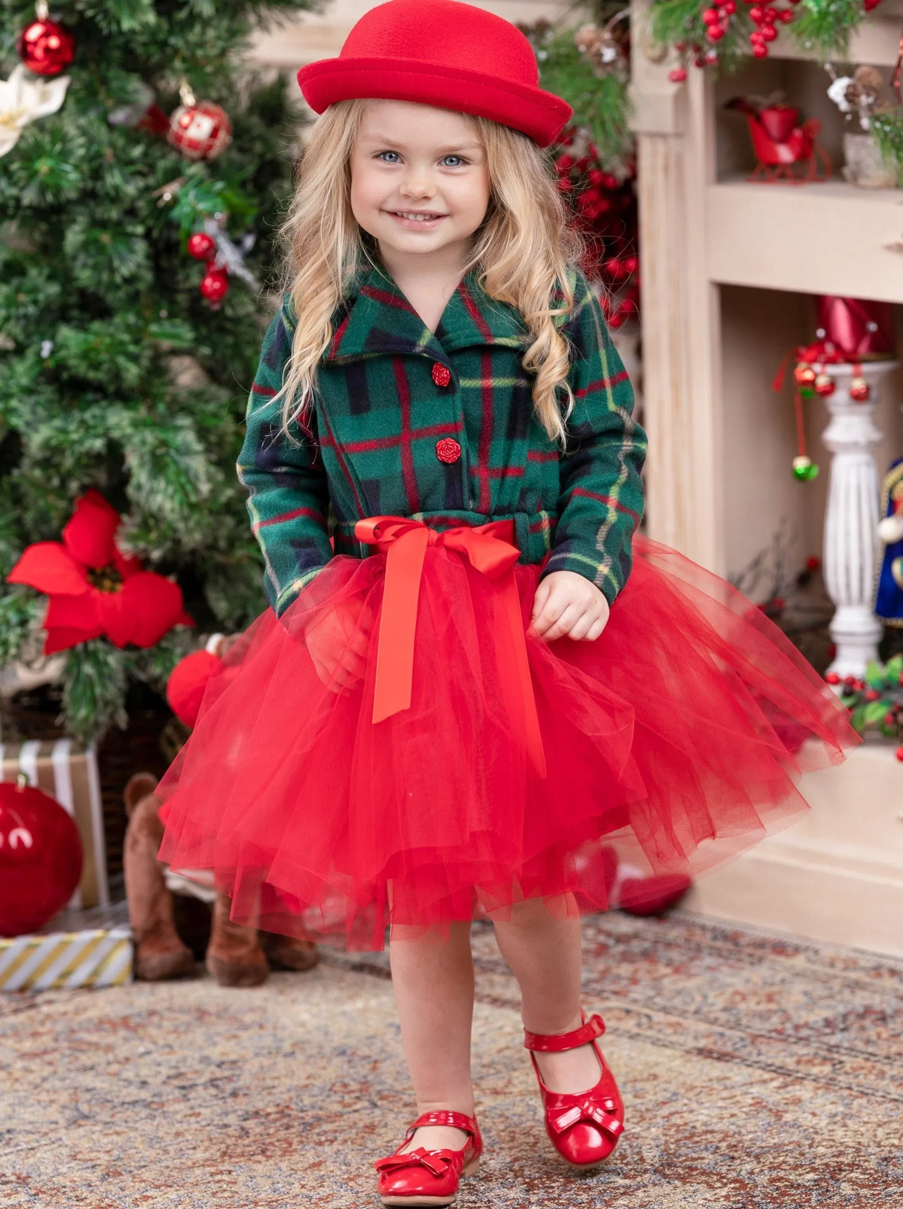Under The Mistletoe Blazer Tutu Dress
