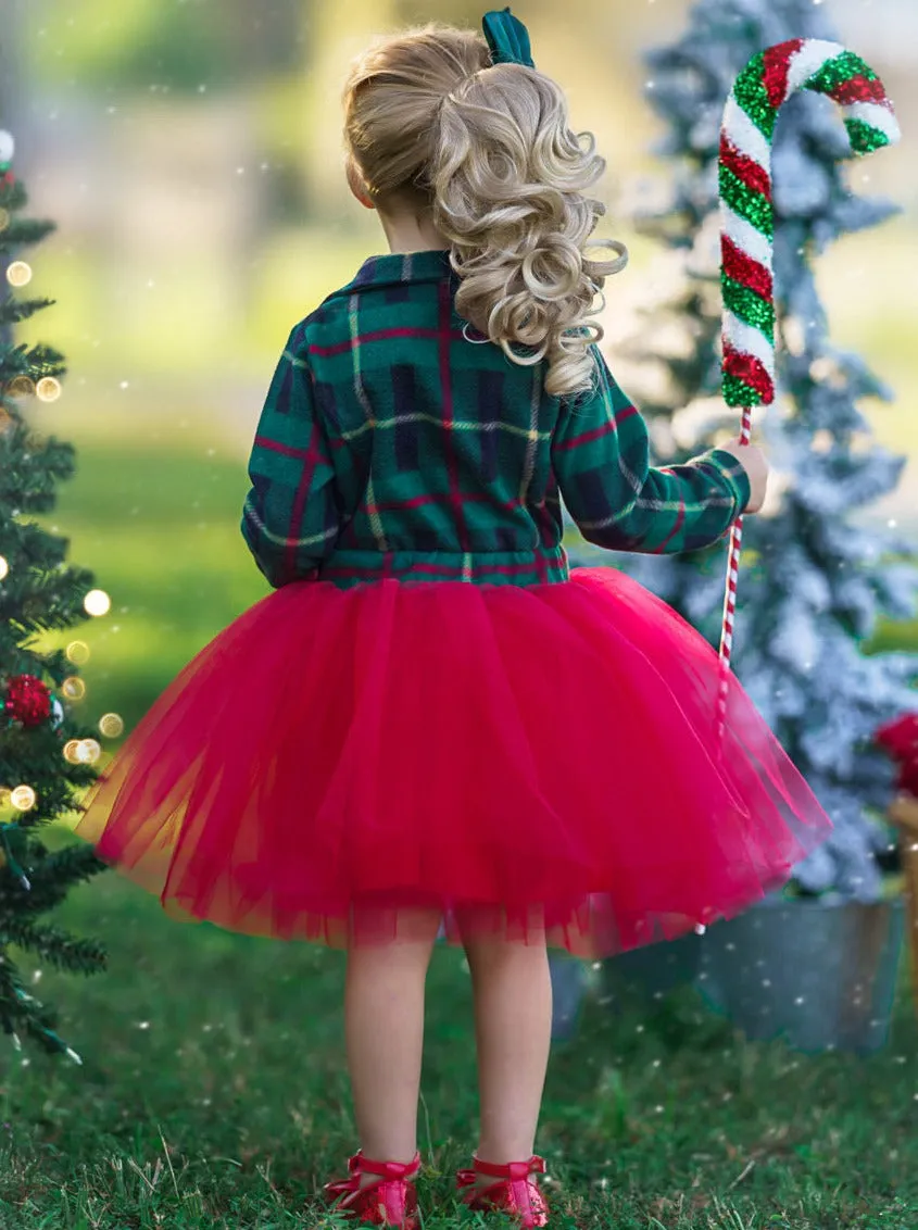 Under The Mistletoe Blazer Tutu Dress