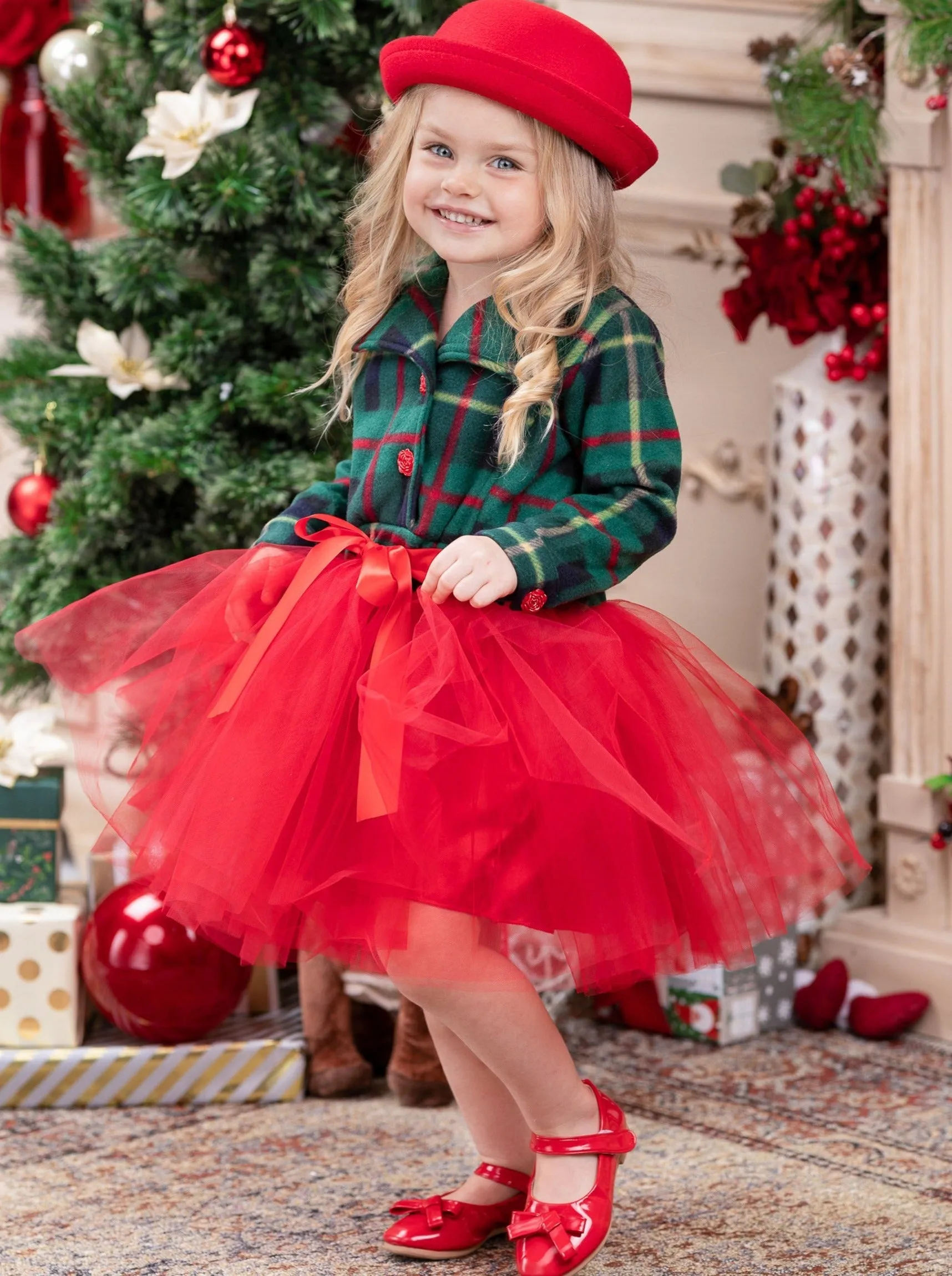 Under The Mistletoe Blazer Tutu Dress