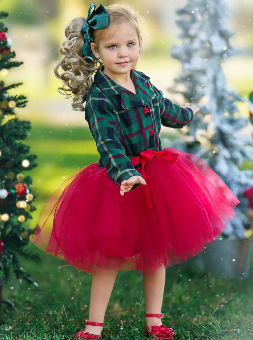 Under The Mistletoe Blazer Tutu Dress