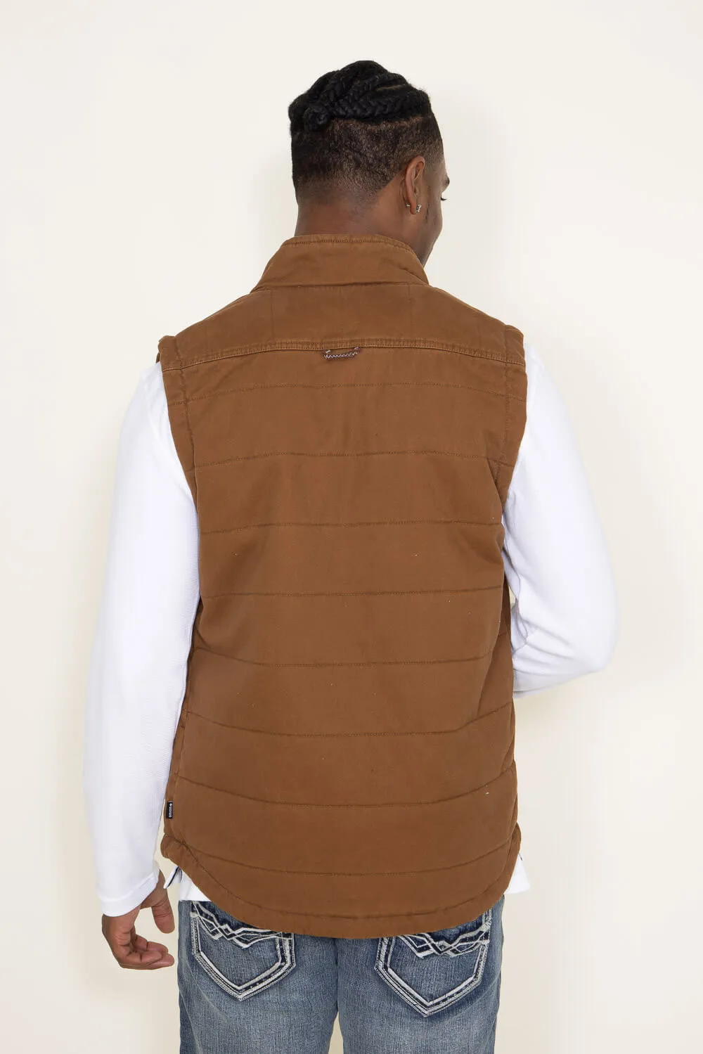 Union Canyon Vest for Men in Tan Brown | H37033D-249H SASQUATCH