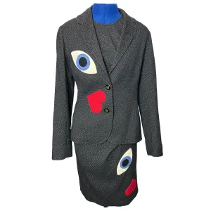 Upcycled Two Piece Lanvin Dress Suit