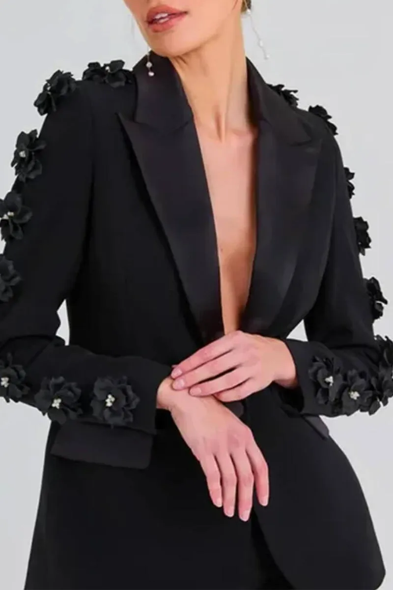 UR3076 Blazer Pants Suit Set