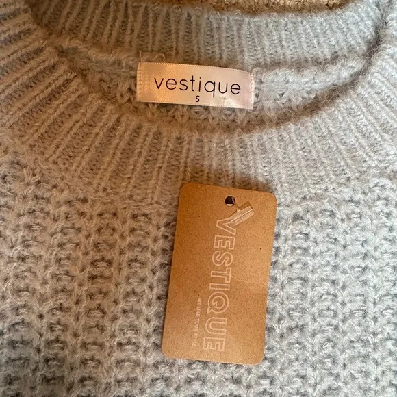 Vestique Cornelia Street Sweater long sleeve light blue Small