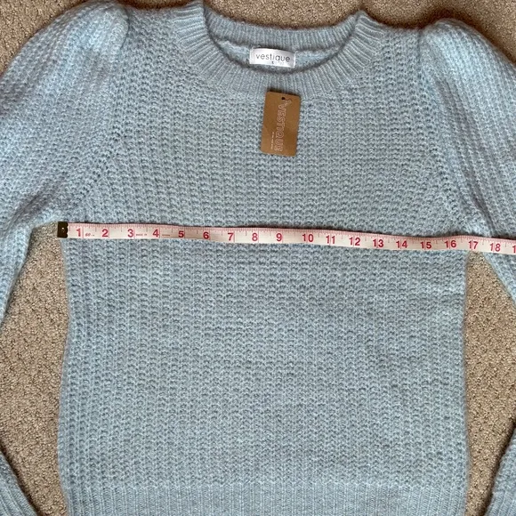 Vestique Cornelia Street Sweater long sleeve light blue Small