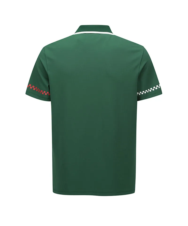 Vice Golf Atelier Men  Artwork Point Short T-Shirt - D/Green