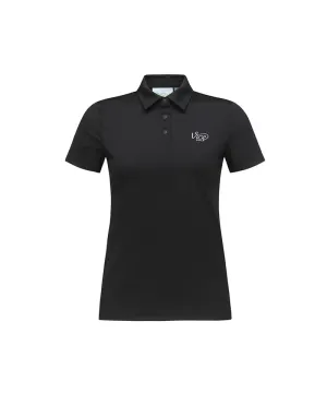 Vice Golf Atelier Women's Standard Fit Polo T-Shirt - Black