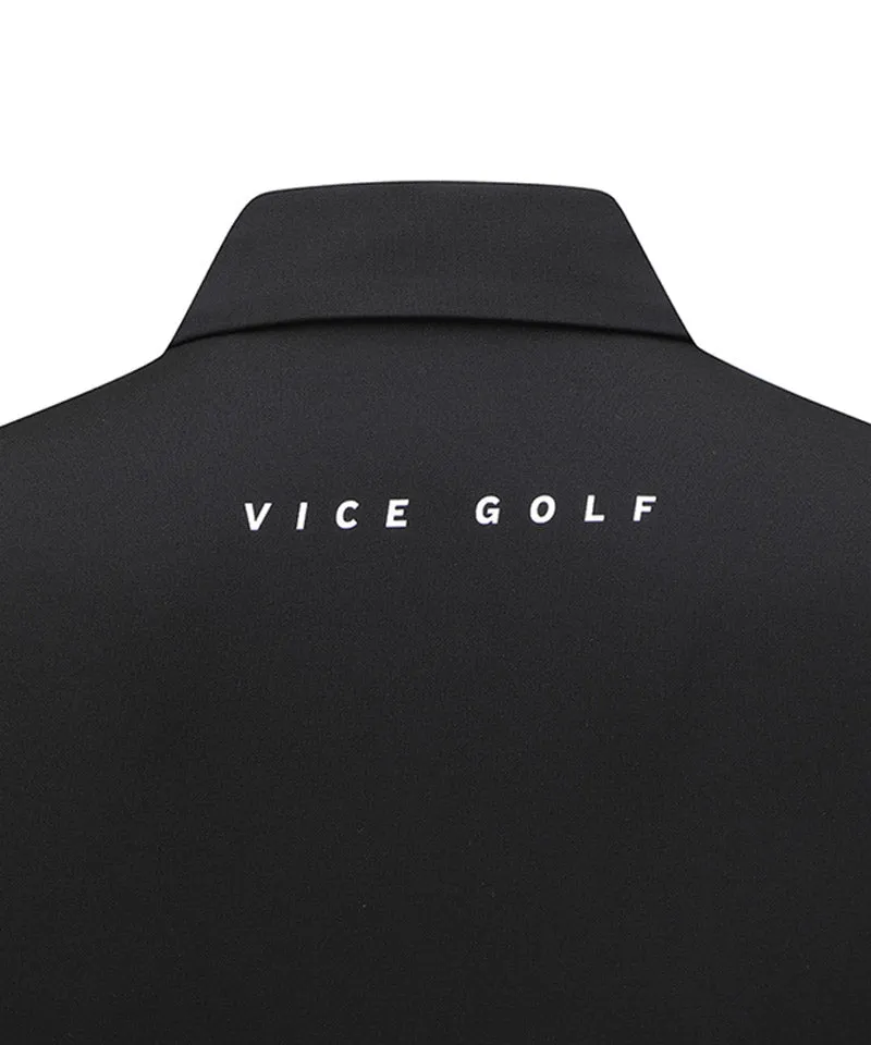 Vice Golf Atelier Women's Standard Fit Polo T-Shirt - Black