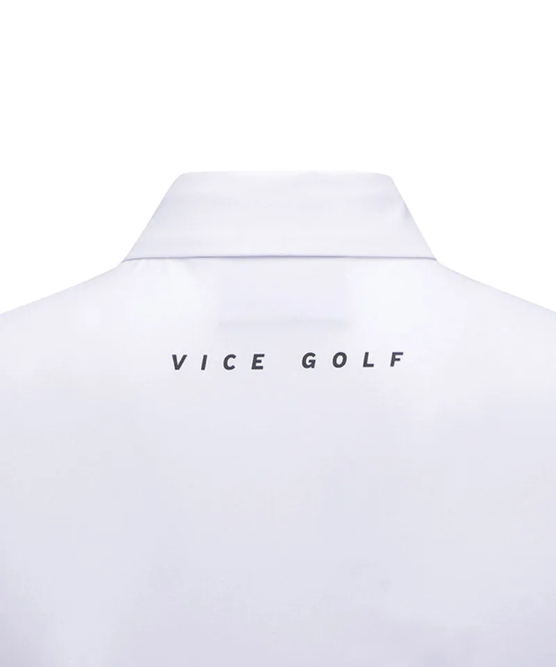 Vice Golf Atelier Women's Standard Fit Polo T-Shirt - White