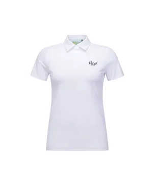 Vice Golf Atelier Women's Standard Fit Polo T-Shirt - White